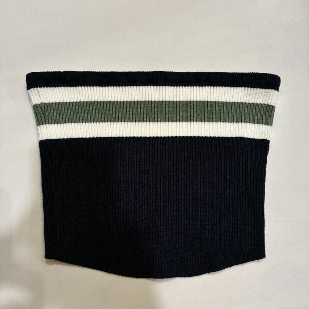 Edikted Women's Tube Top Size S in Navy, White, Green